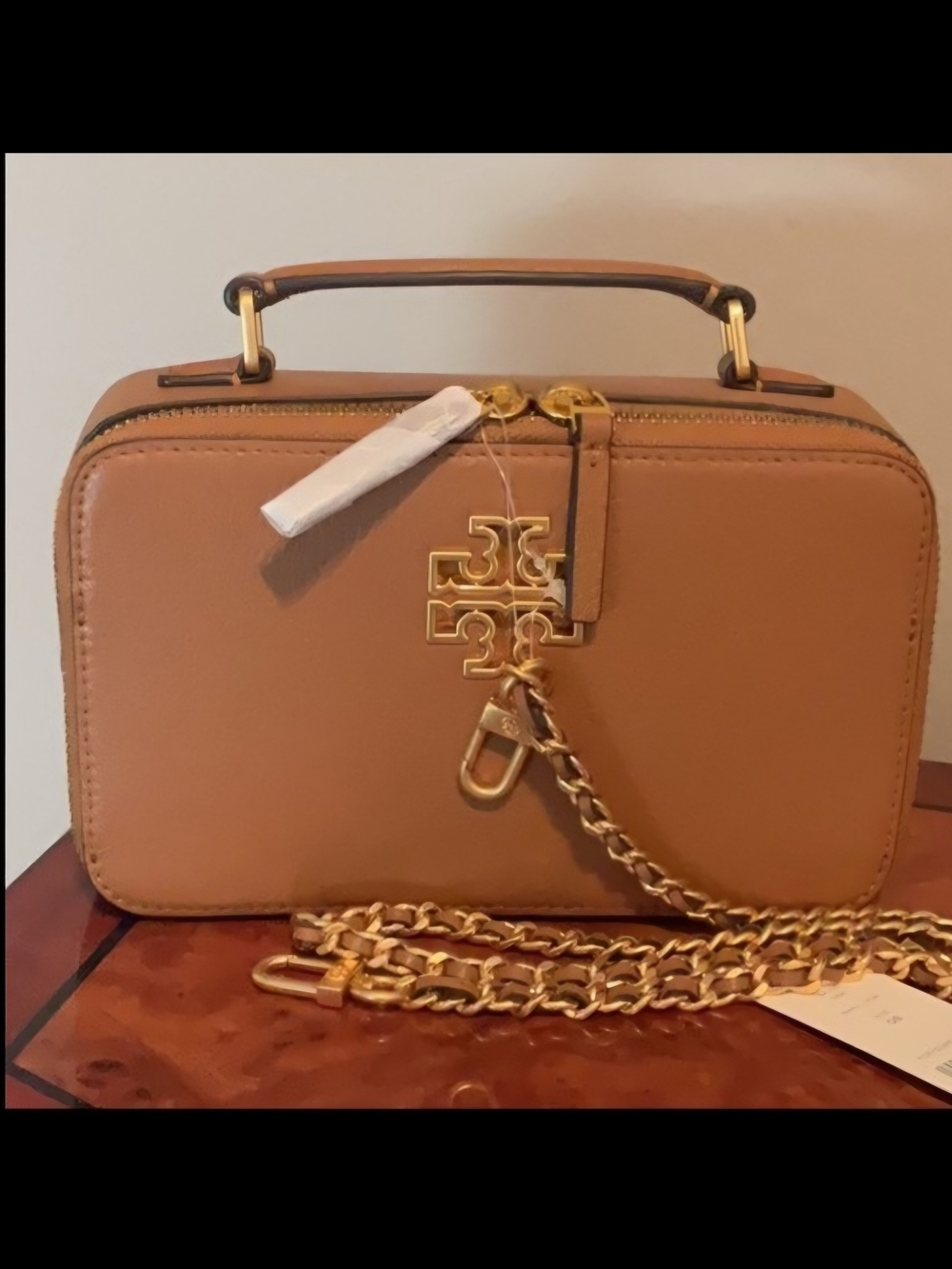 Tory Burch Britten Top Handle Box Crossbody